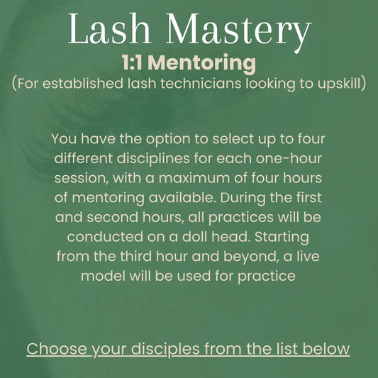 Lash Mastery - Advanced Eyelash Extensions Mentoring